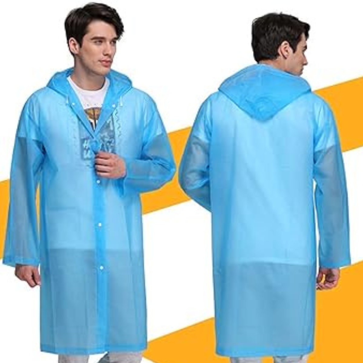 Poncho de Lluvia Portátil Azul