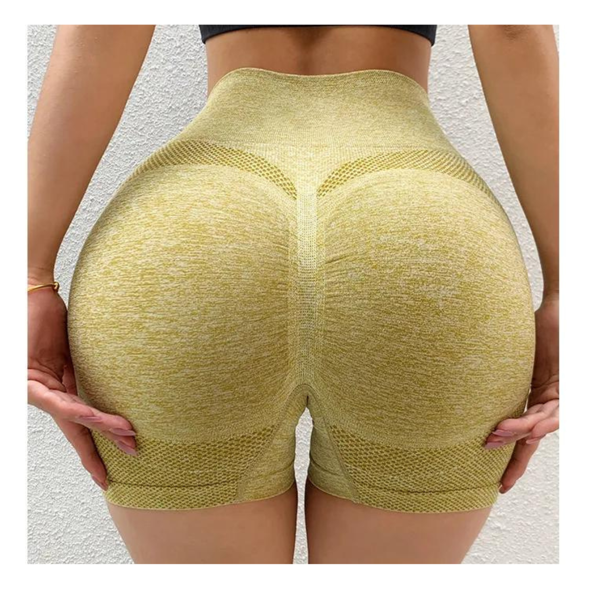 Pantalones Amarillo Corto para Yoga