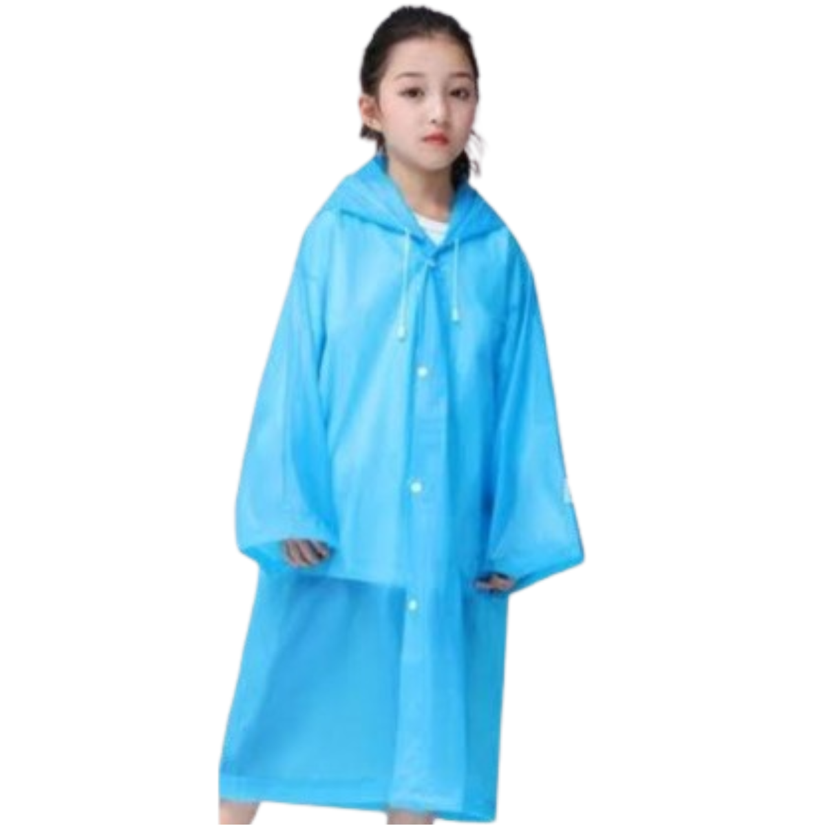 Poncho de Lluvia Portátil Azul